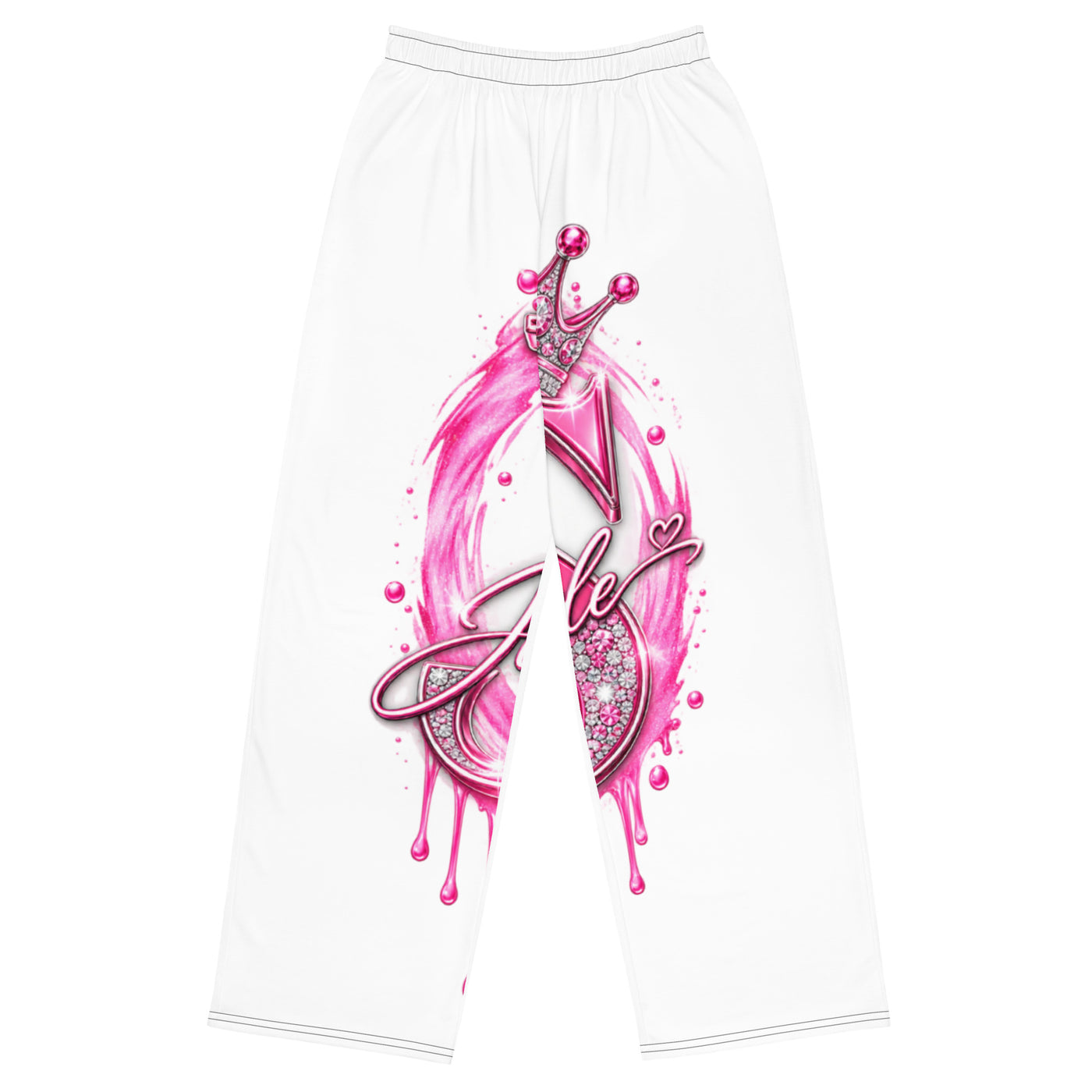 All-over print unisex wide-leg pants