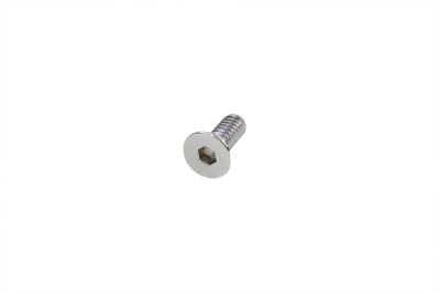 Allen Flat Head Screws Chrome 1/4 inch x 1-1/4 inch