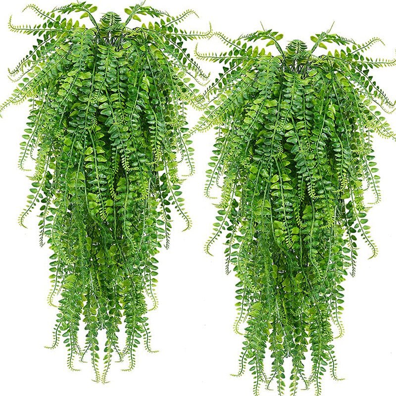 Artificial Hanging Fern Plant Decor