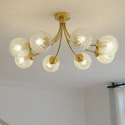 Spherical Glass Pendant Light With A Minimalist Design