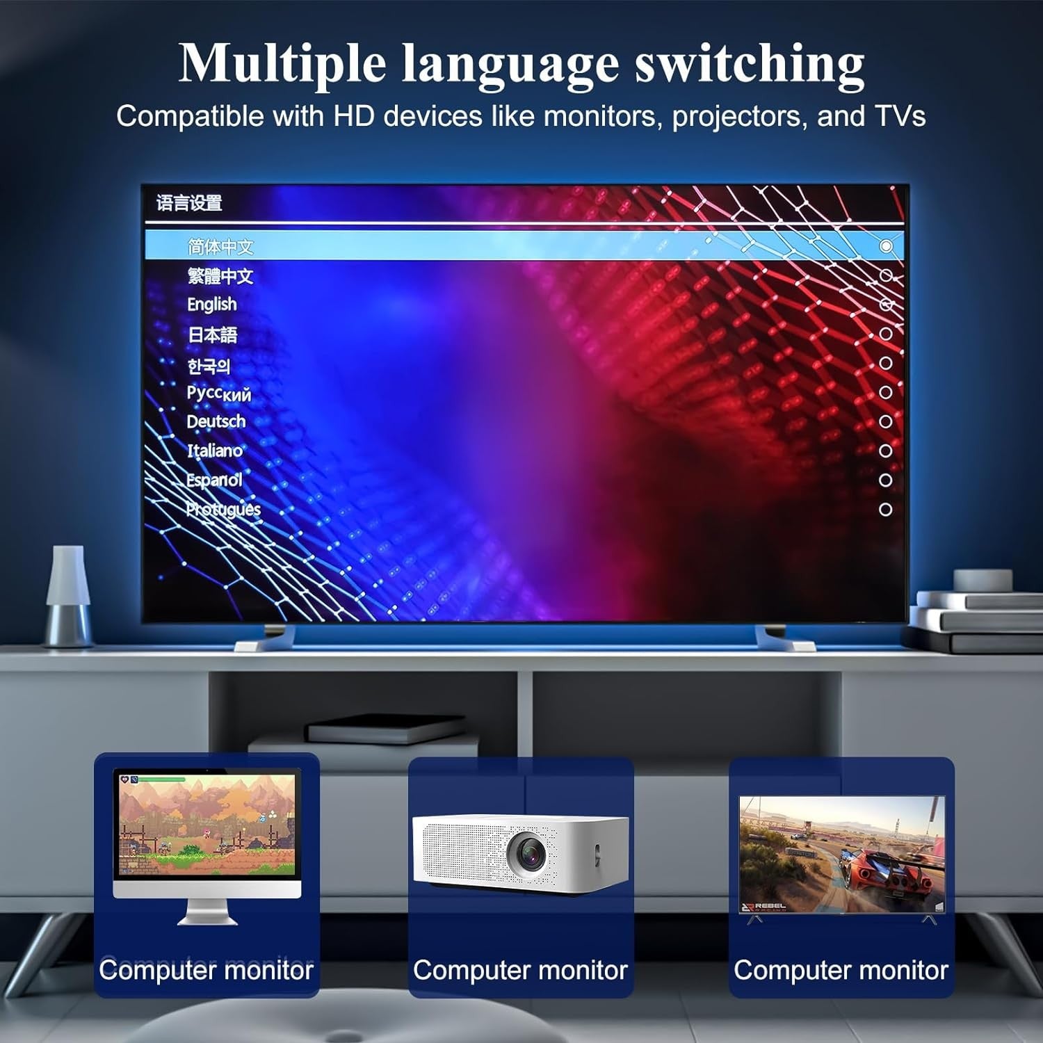 20000 Retro Video Game Console 4K HD TV Game Stick Ink.2 Wireless Controller