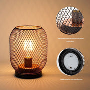 Rustic Minimalist Wrought-iron Bedside Lamp For The Bedroom Or Dining Room