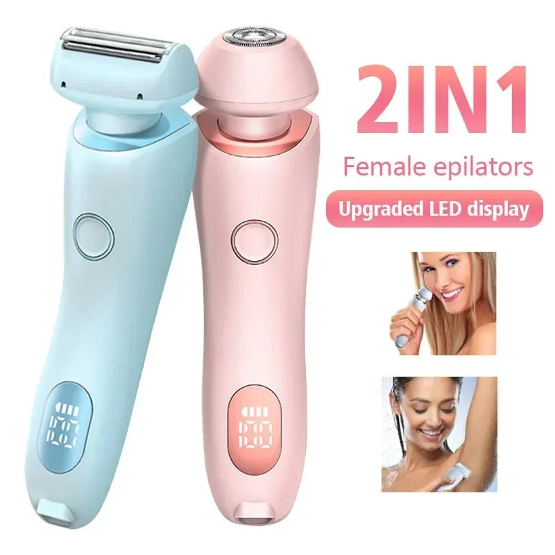 2-in-1 USB Rechargeable Women’s Body Shaver