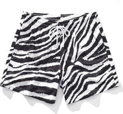 Men's Wide-Leg Printed Casual Shorts