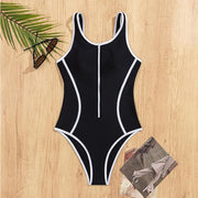 Just Style Women’s Black One-Piece Sport Swimsuit