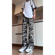 Just Style Camo Wide-Leg Pants