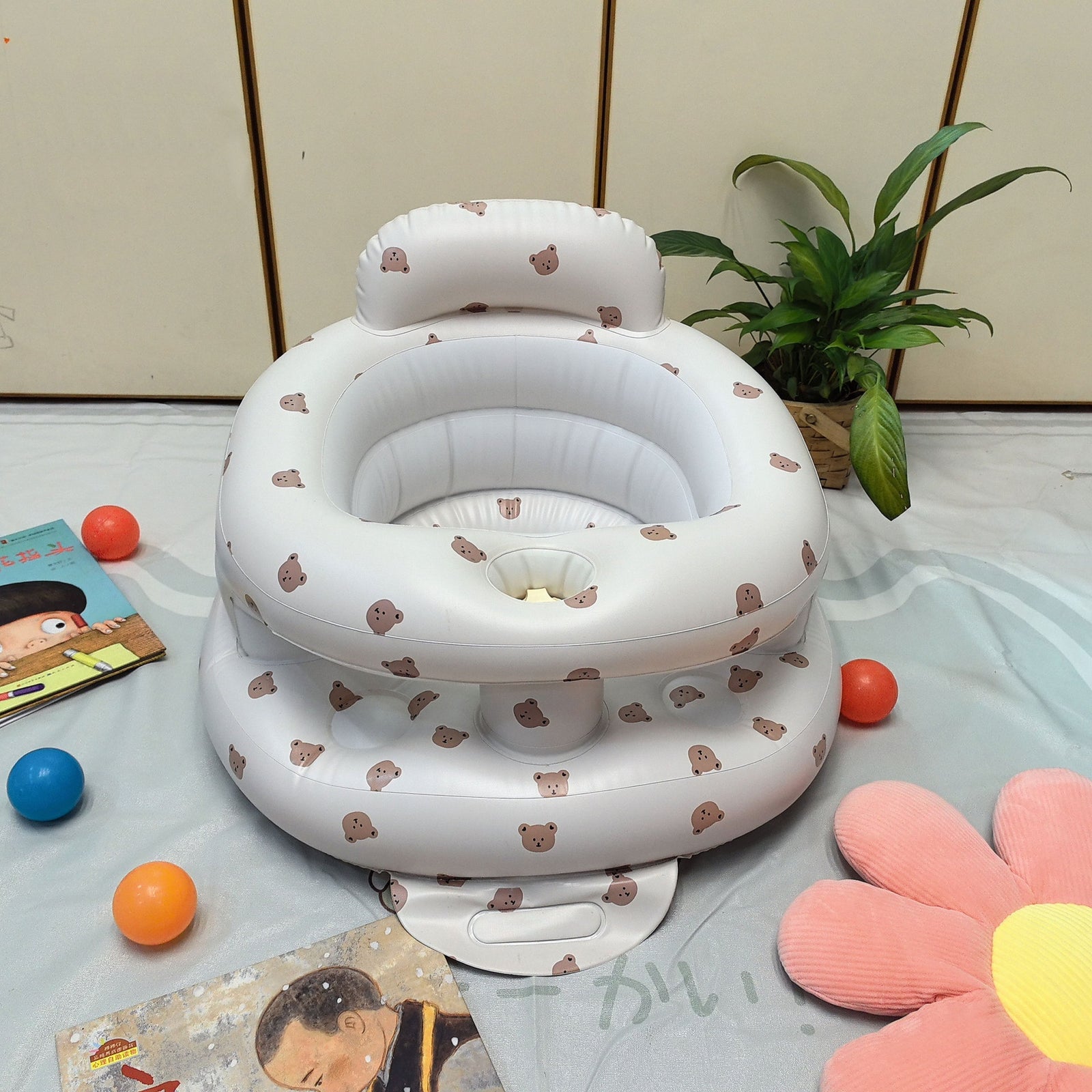 Infant Dining Chair Baby Inflatable Sofa