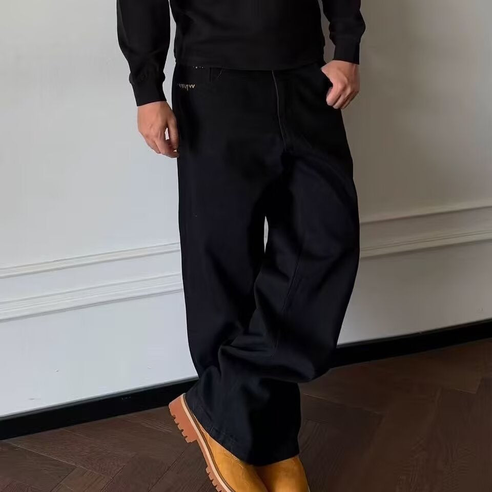 Just Style High-Waisted Wide-Leg Pants