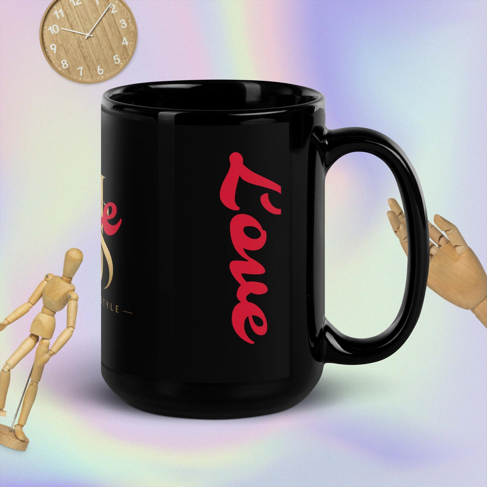 Black Glossy Mug