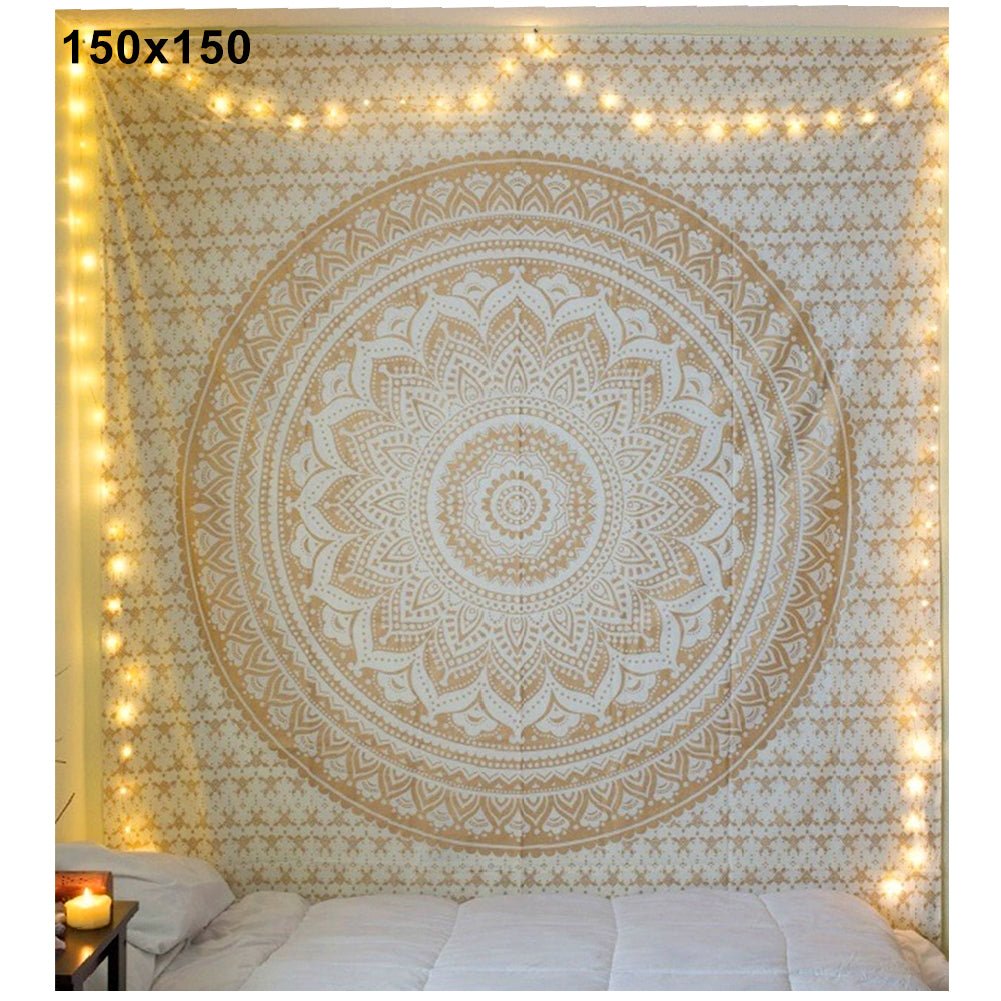 Bohemian Mandala Tapestry & Yoga Mat Decor