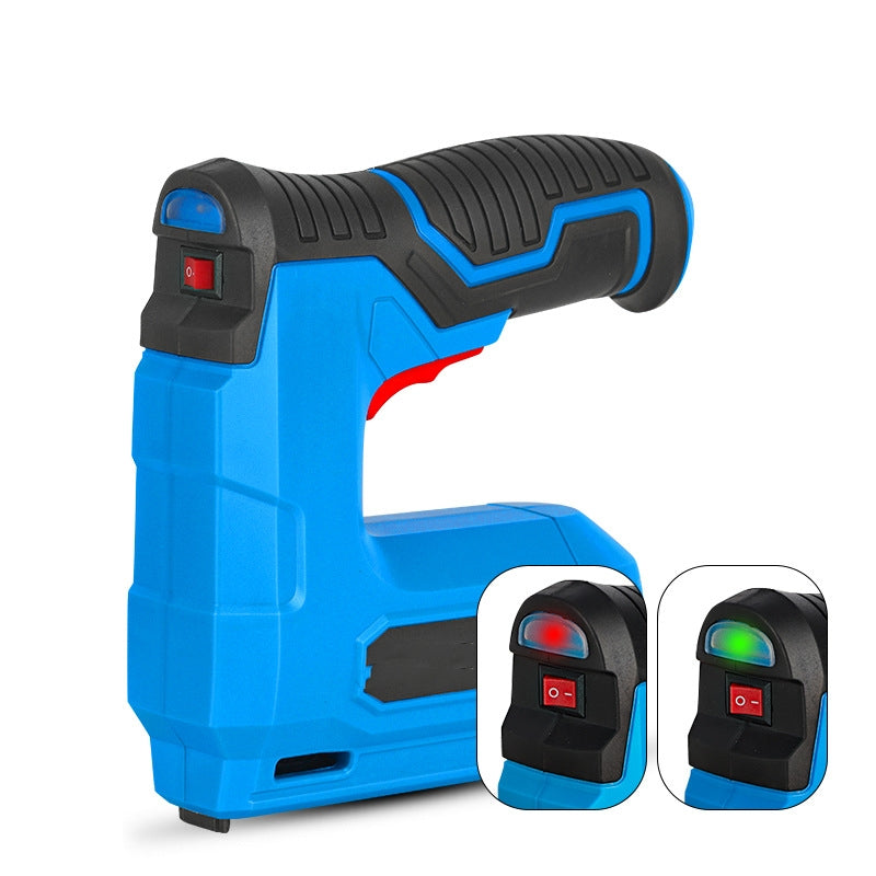 Lithium Battery Staple Gun Woodworking Household Small Portable Wireless Nail Gun