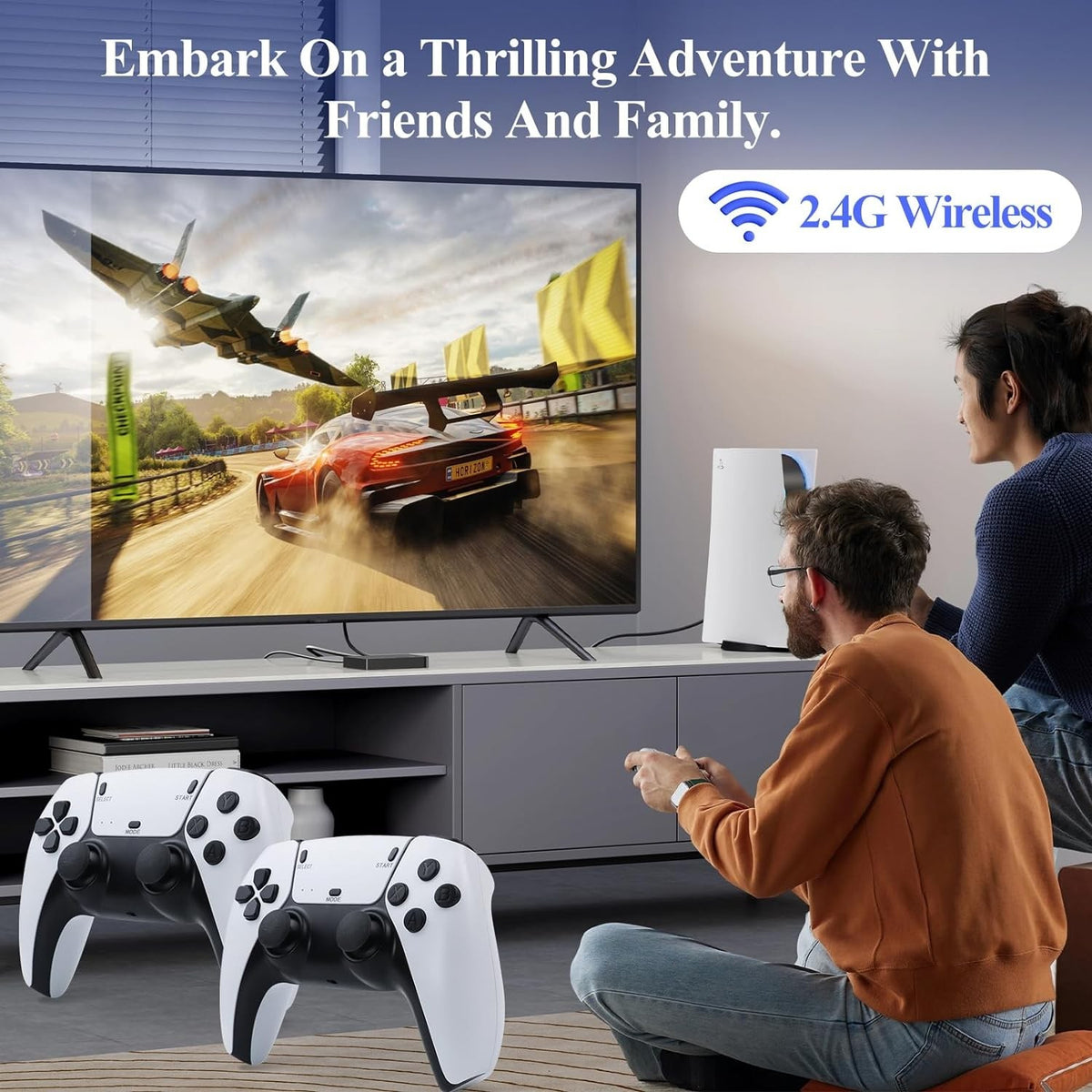 20000 Retro Video Game Console 4K HD TV Game Stick Ink.2 Wireless Controller