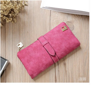Women’s Long PU Leather Zip Wallet