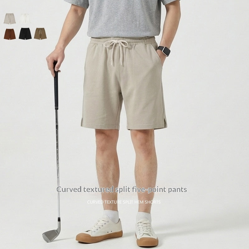 Men’s Relaxed Cotton Athletic Shorts