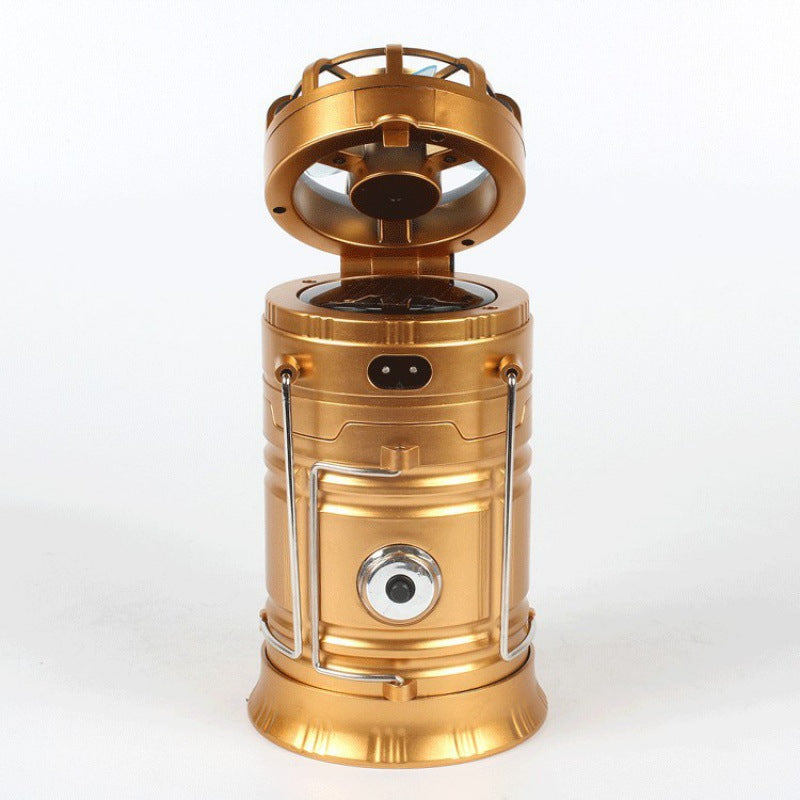 Outdoor Camping Gear: Long-lasting Lantern & Solar Fan
