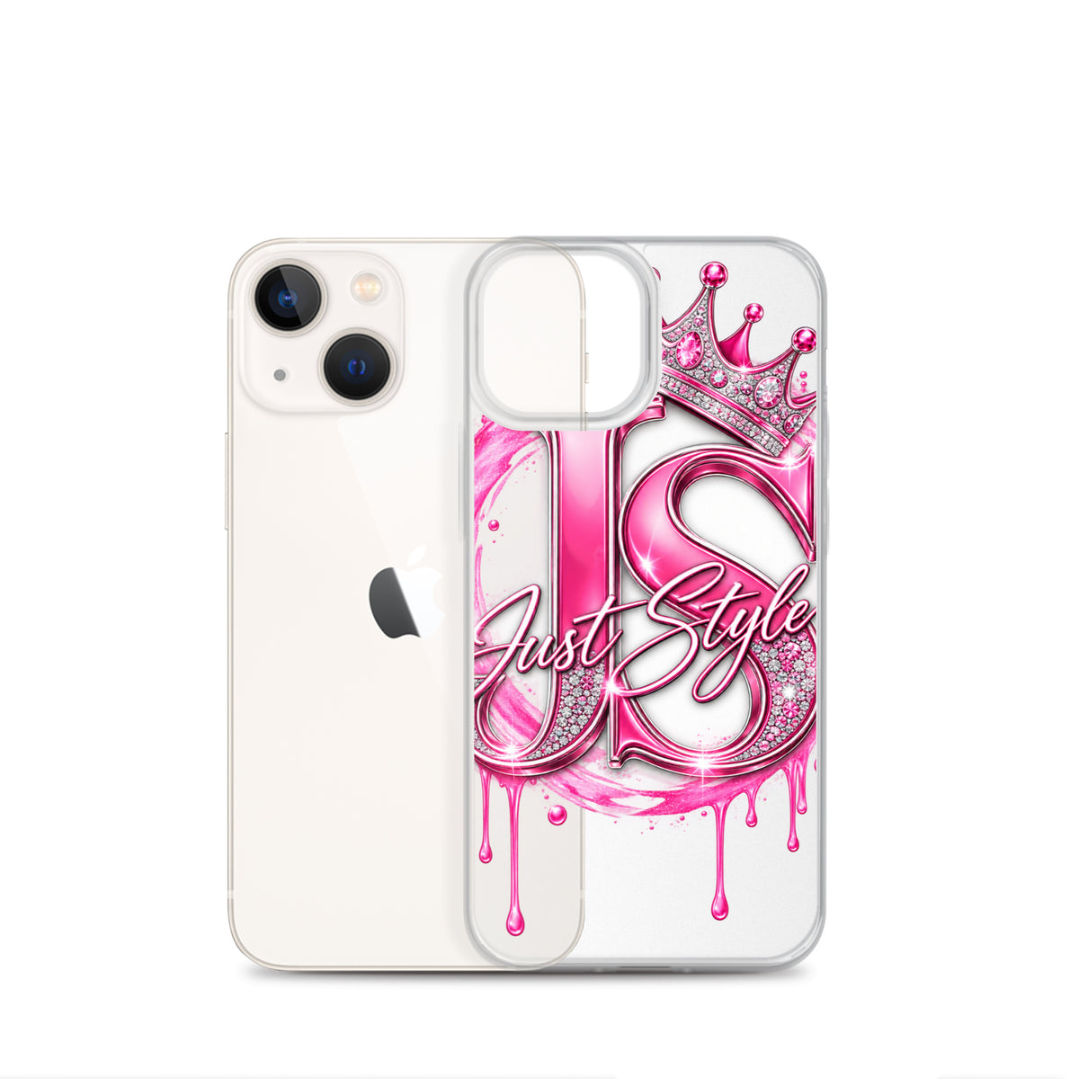 Just Style Clear iPhone Case