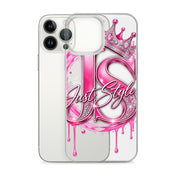 Just Style Clear iPhone Case
