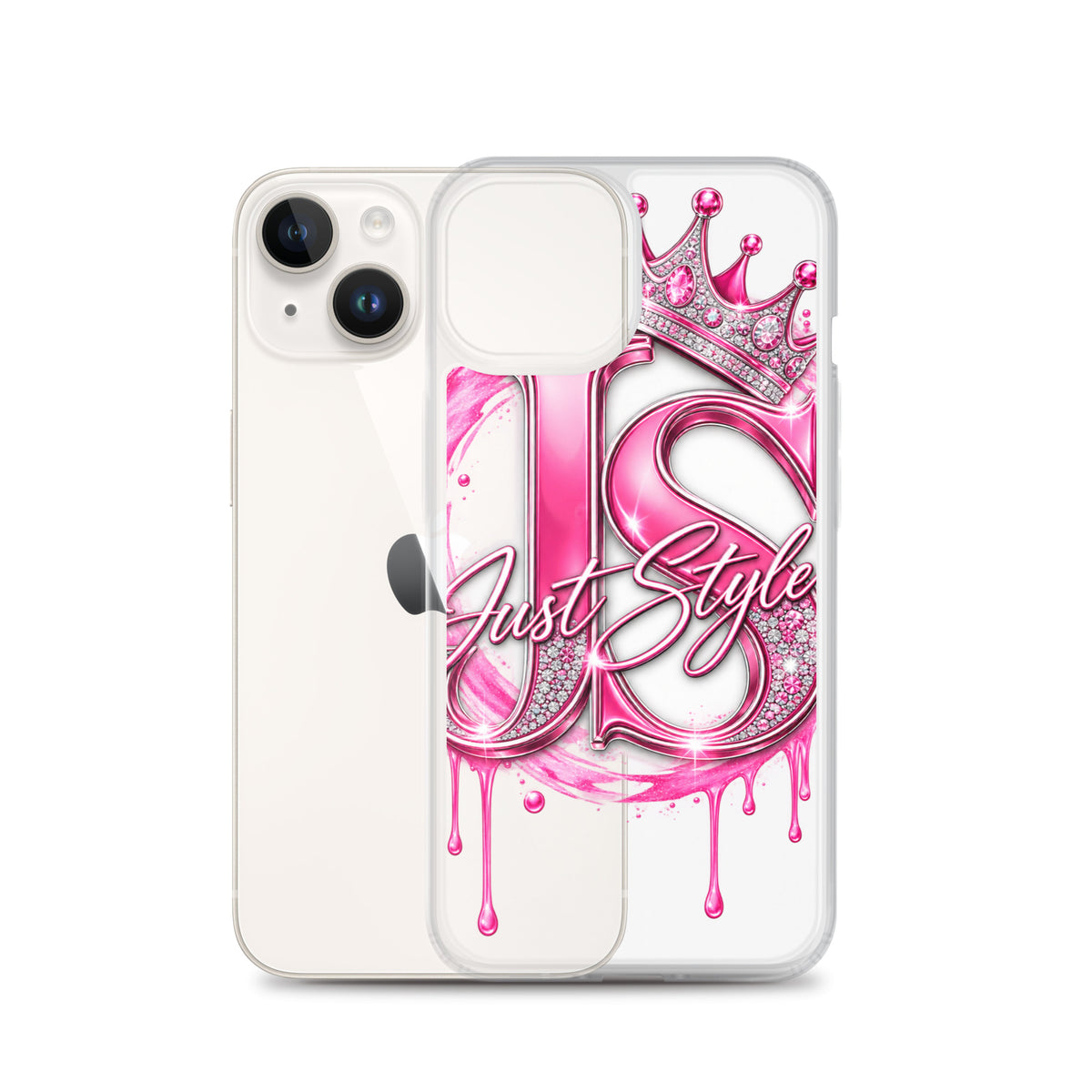 Just Style Clear iPhone Case