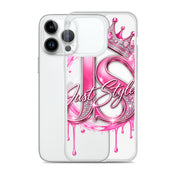 Just Style Clear iPhone Case