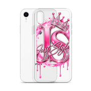 Just Style Clear iPhone Case