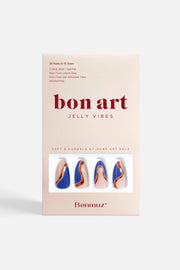 Cobalt Safari | Soft & Durable Press-On Nails