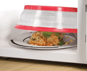 Collapsible High-Temperature Microwave Splash Cover