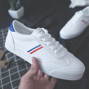 Colorful White Sneakers, Casual Style Sneakers