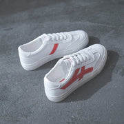 Colorful White Sneakers, Casual Style Sneakers