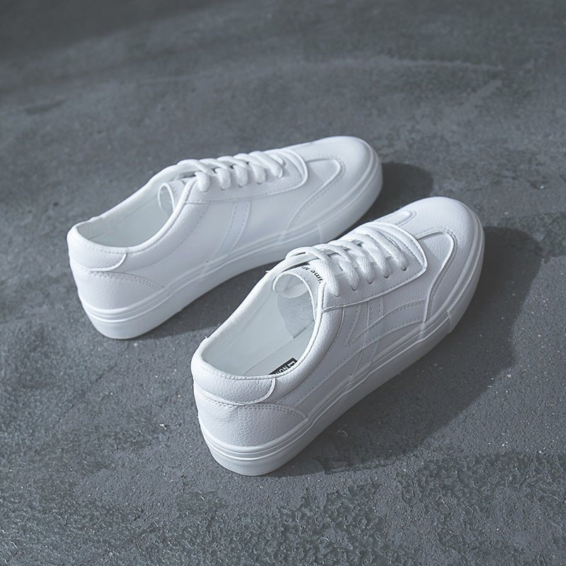 Colorful White Sneakers, Casual Style Sneakers