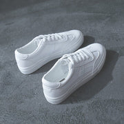 Colorful White Sneakers, Casual Style Sneakers