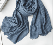 Cotton Linen Shawl Scarf, Scarf, Shawl Scarf