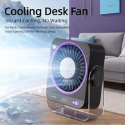 Just Style Portable Rechargeable USB Desk Fan