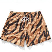 Men's Wide-Leg Printed Casual Shorts