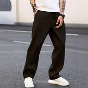 Men's Relaxed Straight-Leg Casual Pants