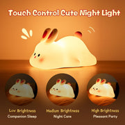 Kids' Silicone Touch-Sensor LED Night Light