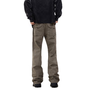 Men’s Multi-Pocket Flared Cargo Pants
