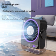 Just Style Portable Rechargeable USB Desk Fan