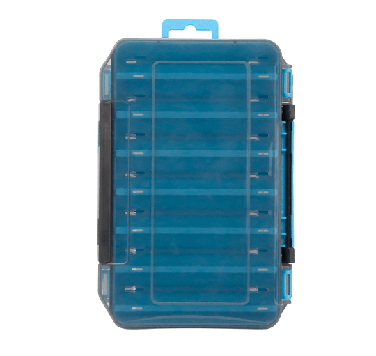 Dual-Sided 14-Compartment Fishing Tackle Box