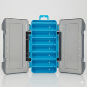 Dual-Sided 14-Compartment Fishing Tackle Box