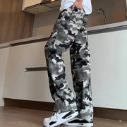 Just Style Camo Wide-Leg Pants