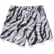 Men's Wide-Leg Printed Casual Shorts