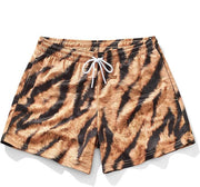 Men's Wide-Leg Printed Casual Shorts