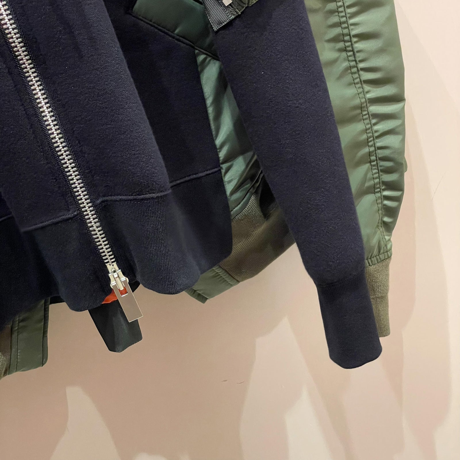 Oversized Color-Block Hoodie Jacket for Women