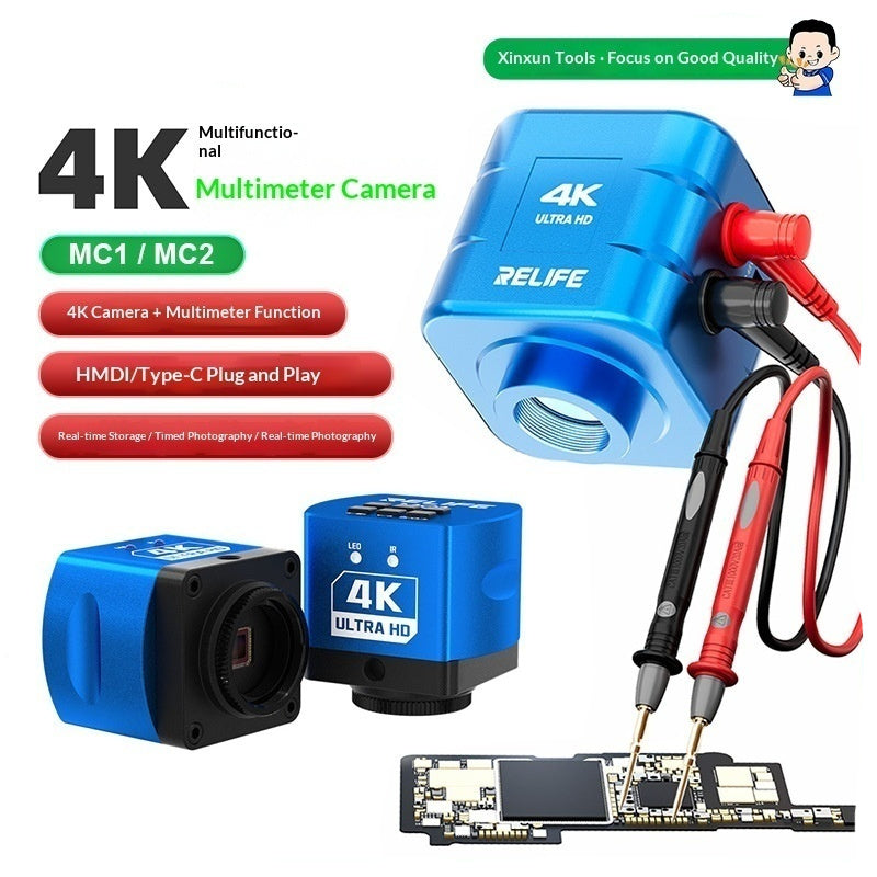Multi-function Multimeter 4K Camera Industrial-grade Microscope Camera