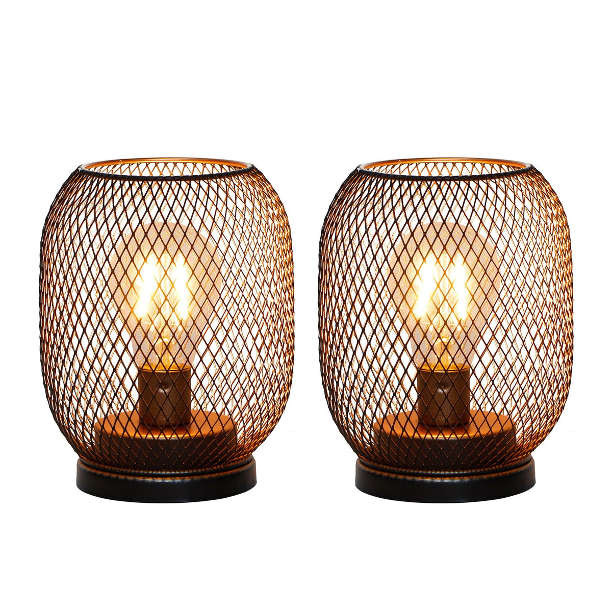 Rustic Minimalist Wrought-iron Bedside Lamp For The Bedroom Or Dining Room