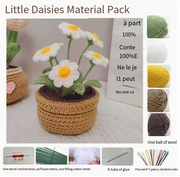 DIY Tulip & Daisy Crochet Bouquet Kit