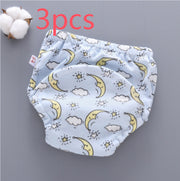 Baby Training Pants Washable 6-layer Gauze Diaper Cover Learning