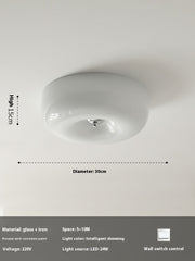 Cream Style Bedroom Ceiling Lamp Middle Ancient