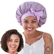 Just Style Satin Hair Bonnet – Luxury Sleep Bonnet for Curly & Natural Hair