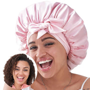 Just Style Satin Hair Bonnet – Luxury Sleep Bonnet for Curly & Natural Hair